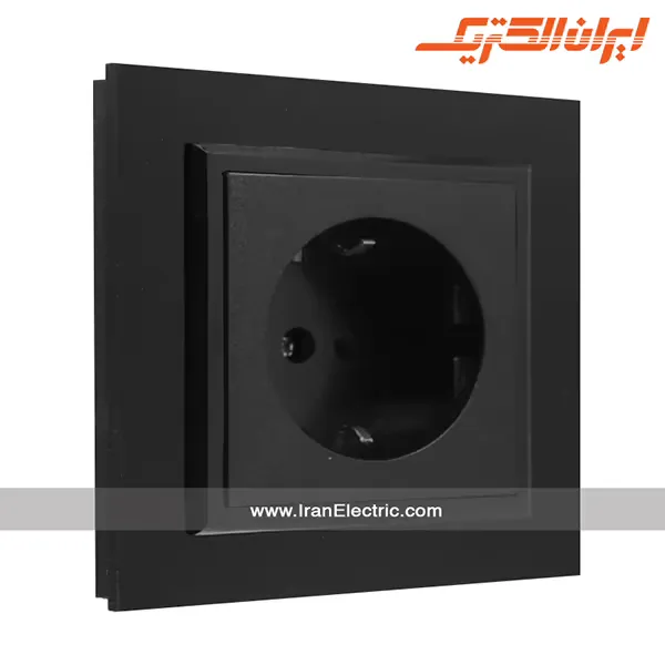پریز ارت دار پلکسی مشکی