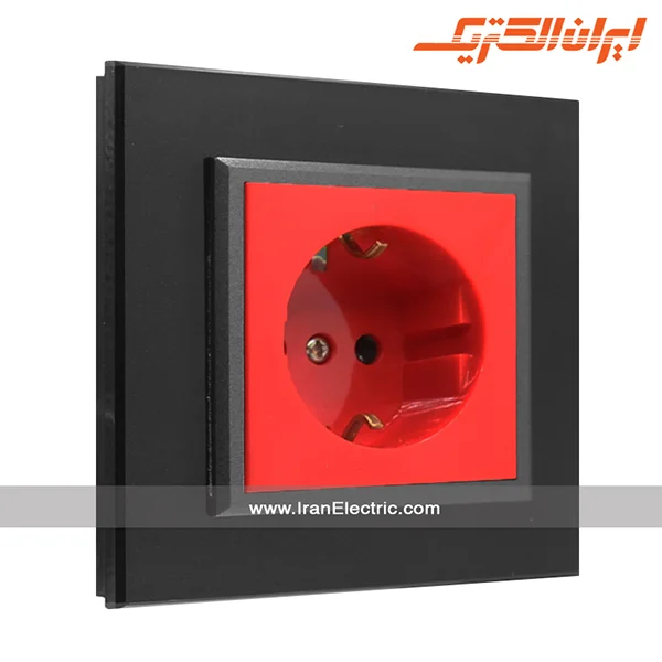 پریز برق یو پی اس برلیان کریستال مشکی