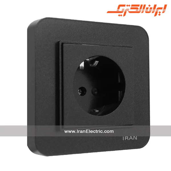 پریز برق ارت ارس مشکی