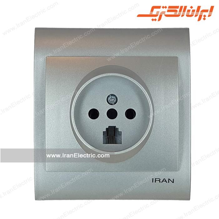 پریز تلفن ایران نقره